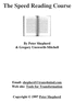 Thumbnail The Speed Reading Course!