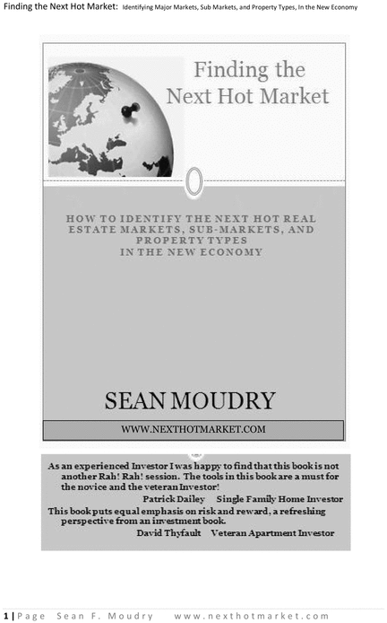 Product picture Finding The Next Hot Market!