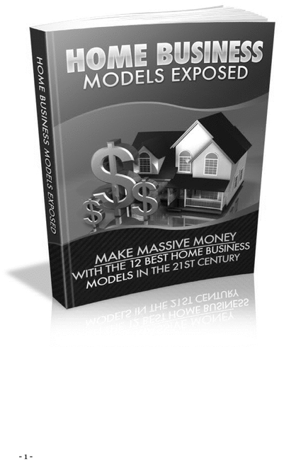 Product picture Home Business Models Exposed!