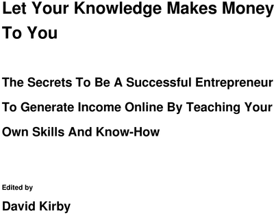 Product picture The Secret To Being A Successful Entrepreneur! 