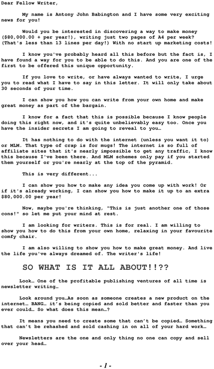 Product picture Secrets of Successful Newsletters!